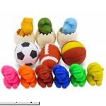 Daiso Japan Sports Dinosaur Gorilla Mini Puzzle Japanese Erasers for Kids Perfect 15 Piece Set for Boys  B07L5Y6DVV